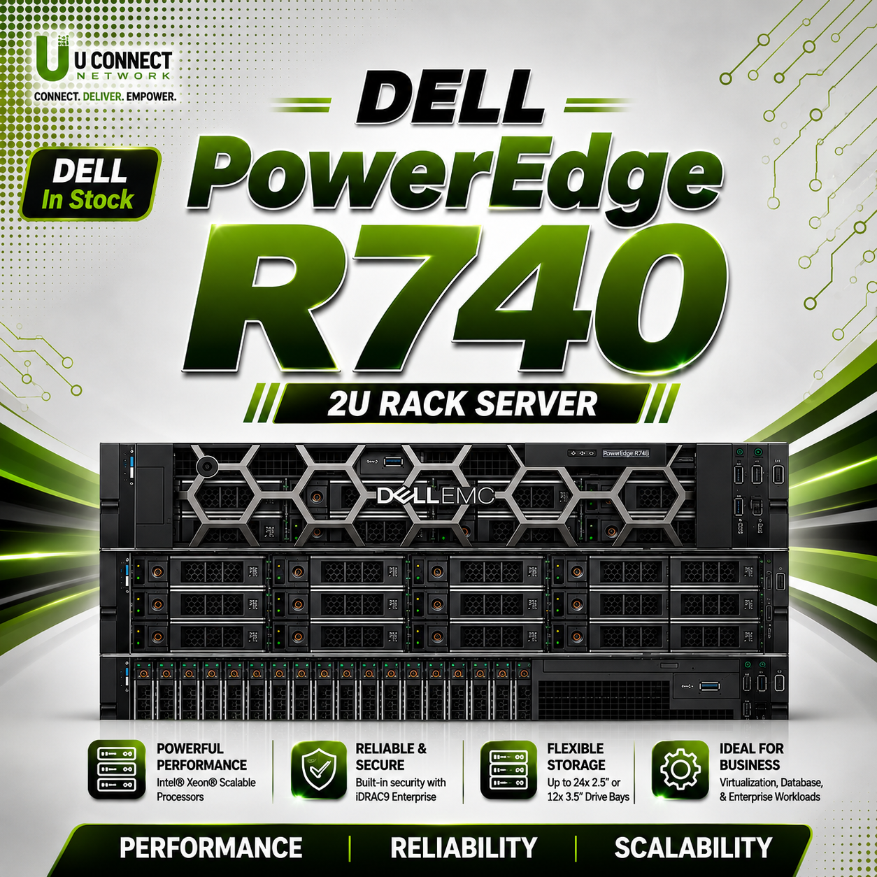 Dell PowerEdge R740 2U Rack Server