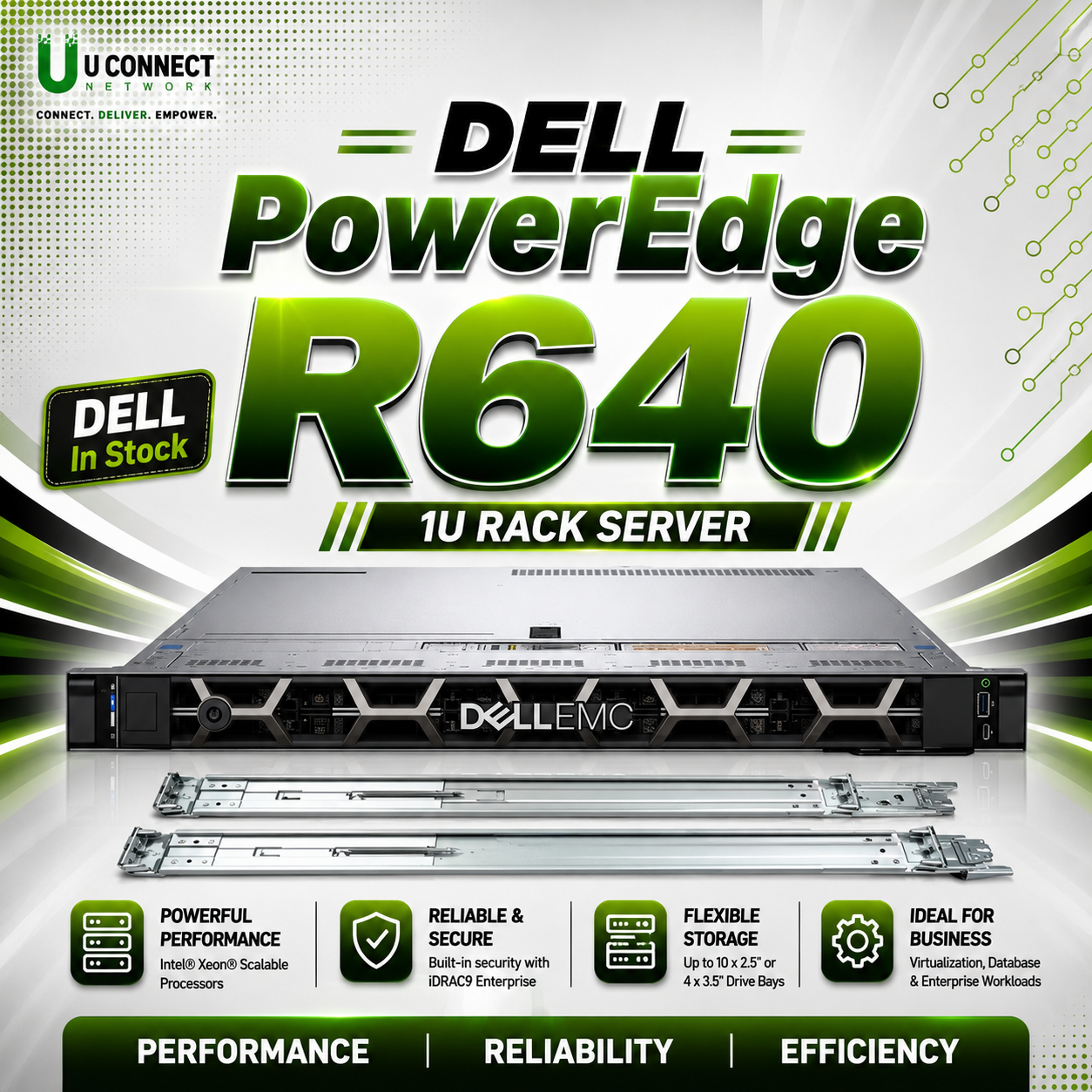 Dell PowerEdge R640 1U Rack Server