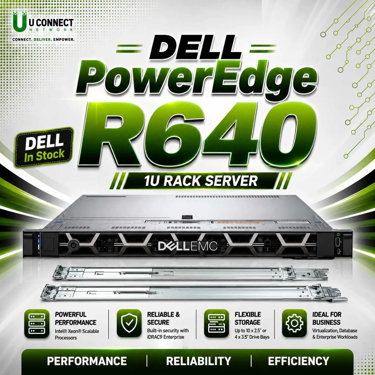 Dell PowerEdge R640 1U Rack Server