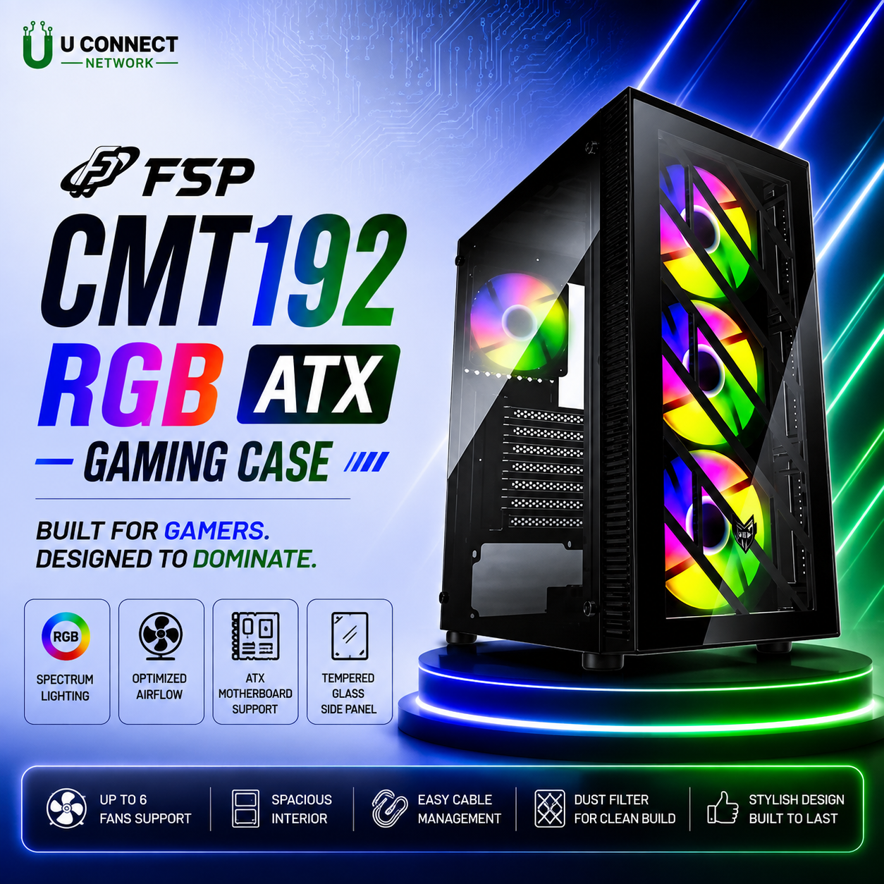 Huntkey HK360 ATX Thermal Computer Casing