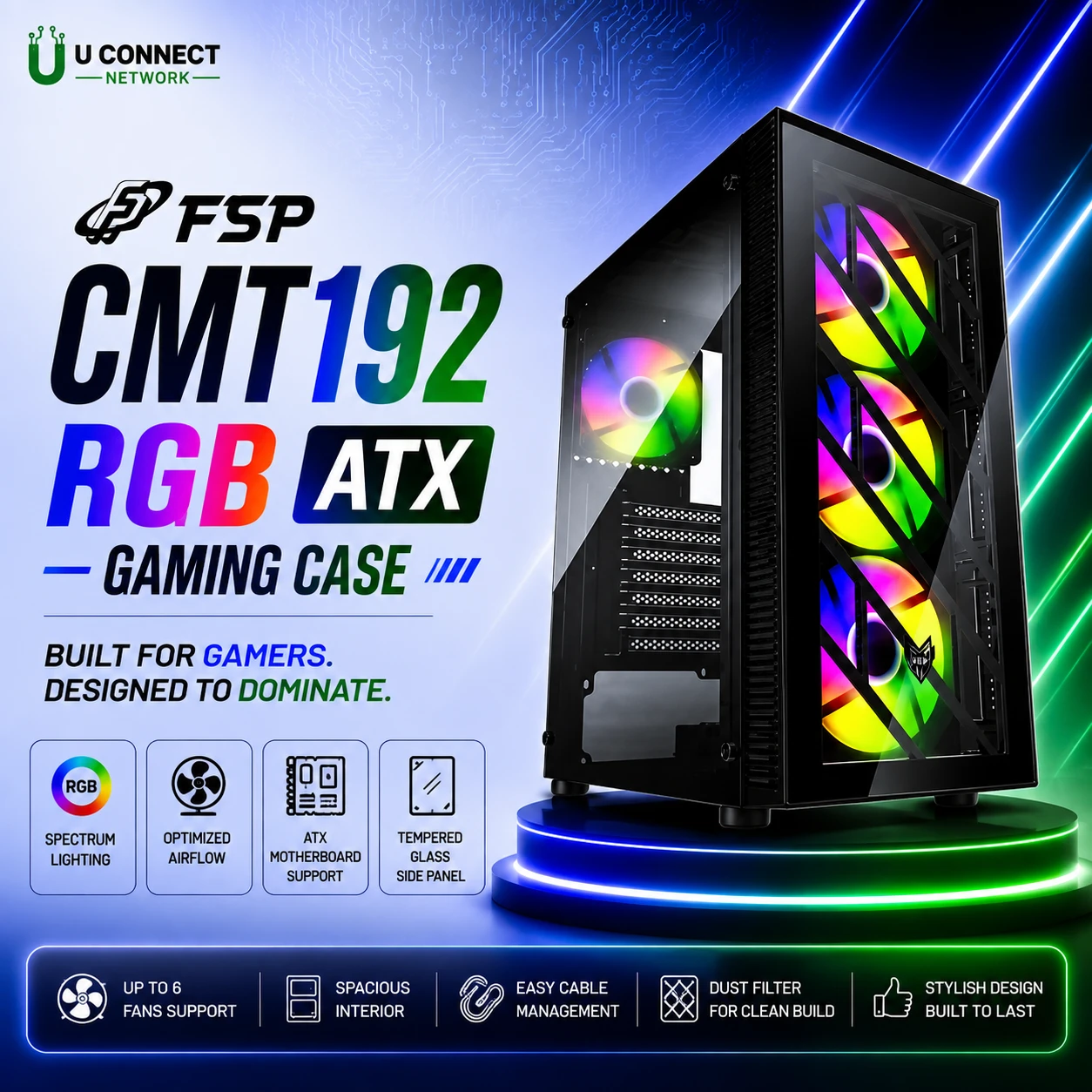 Huntkey HK360 ATX Thermal Computer Casing