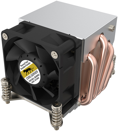 2U Intel LGA2011 active CPU cooler Narrow