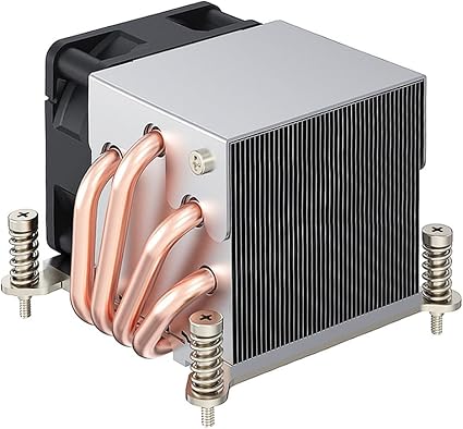 LGA2011-R63 Cooler 150W for LGA 2011 Radiator 2U 4 Heat Pipe LGA2011 Square Type 80mm X 80mm Mounting Pitch Heat Sink