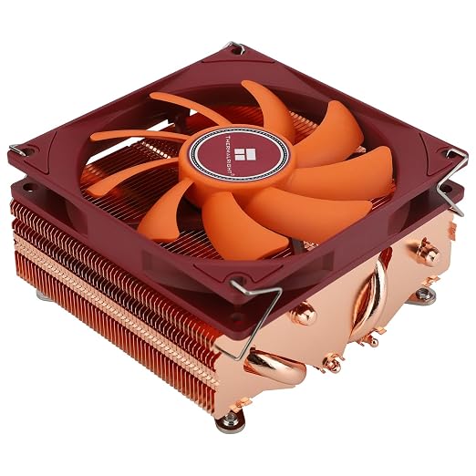 Thermalright AXP90 X53 Full Low Profile ITX CPU Cooler with 92mm Slim PWM Fan for 2700RPM High Speed, Pure Copper Version, for Intel LGA1150/1151/1200/1700/AMD AM4/AM5