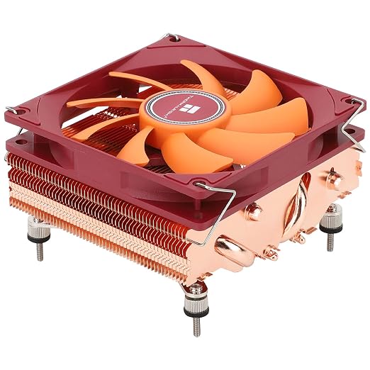 Thermalright AXP90 X47 Full Low Profile CPU Cooler, 47mm Height, with TL-9015R Slim PWM CPU Fan, AGHP Technology, Computer ITX Heatsink Cooler, for AMD AM4 AM5/Intel 1150/1151/1200/1700