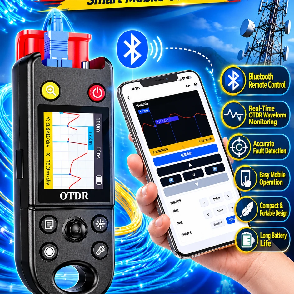 🔥 **Professional Bluetooth OTDR Fiber Optic Tester** 🔥